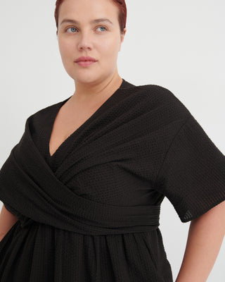 mac duggal halter a-line mini dress Origami Dress Kowtow  The Good Store Barcelona