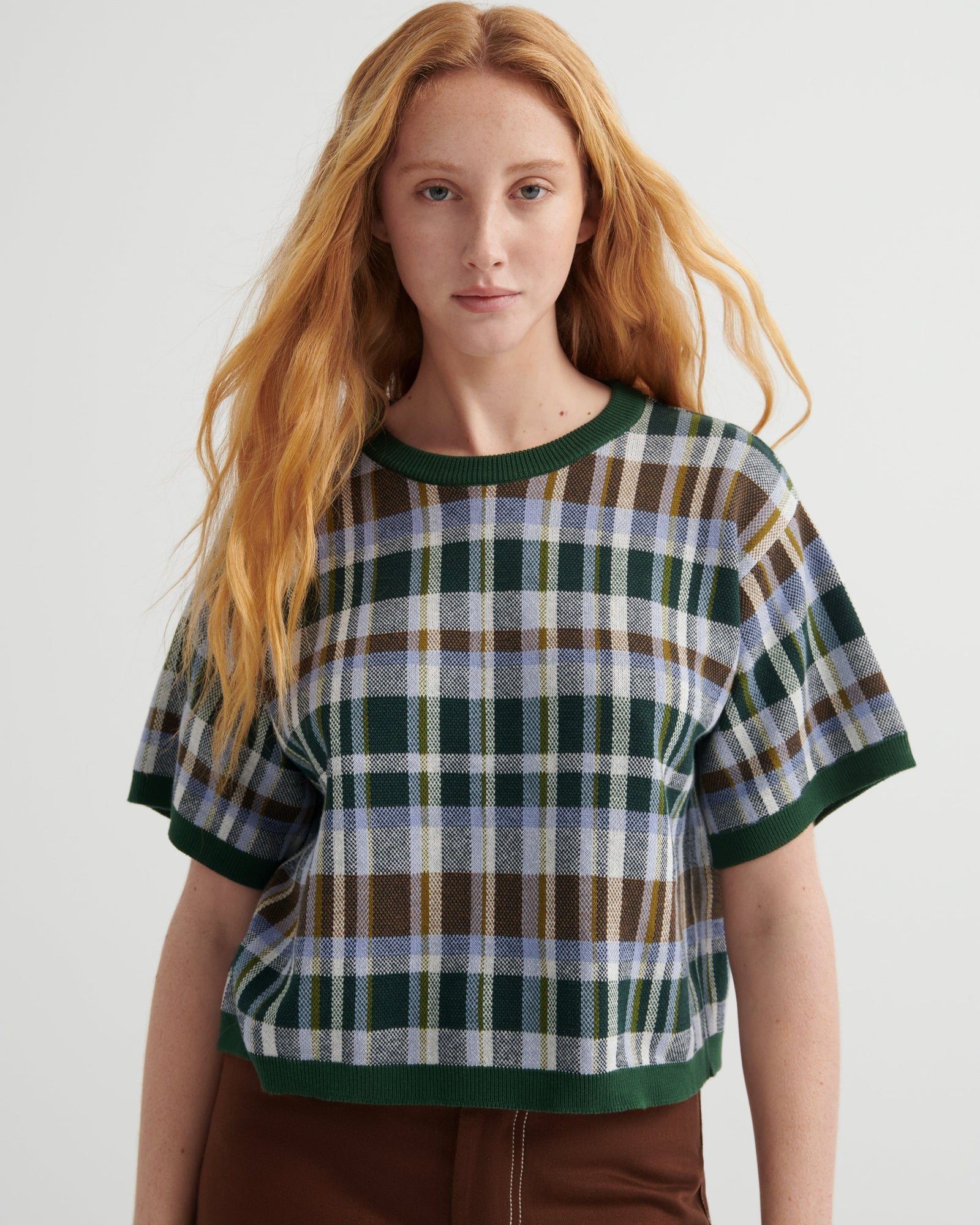 Chequered Tee
