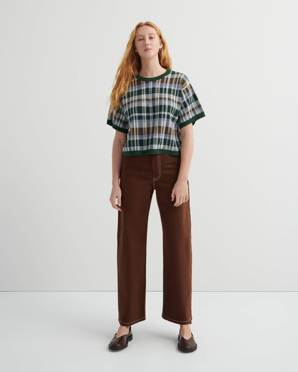 Chequered Tee