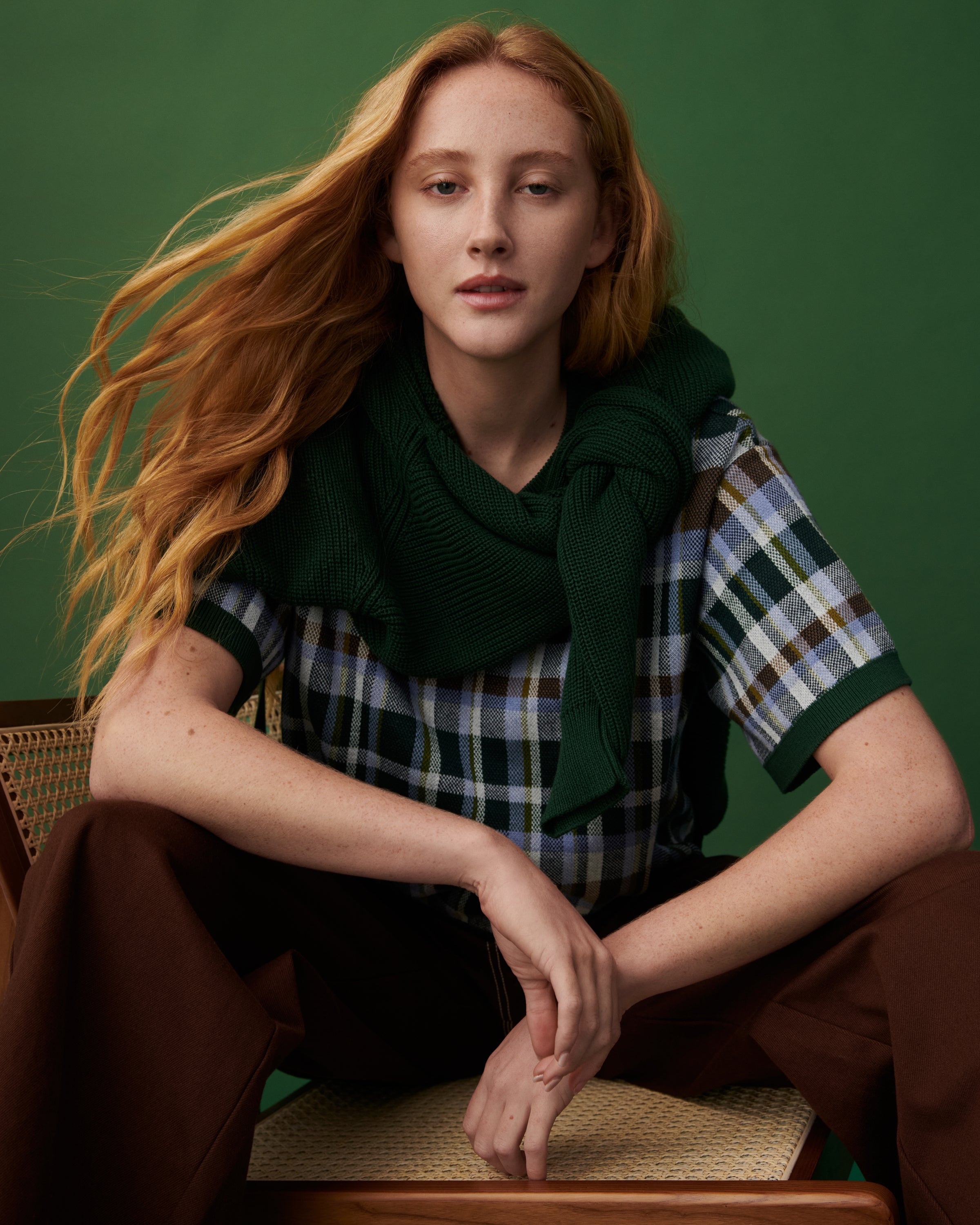 Chequered Tee