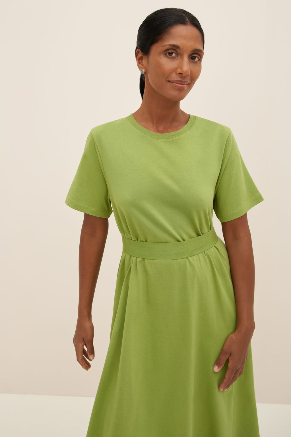 Shop Classic A-Line Dress - Leaf | Kowtow Clothing