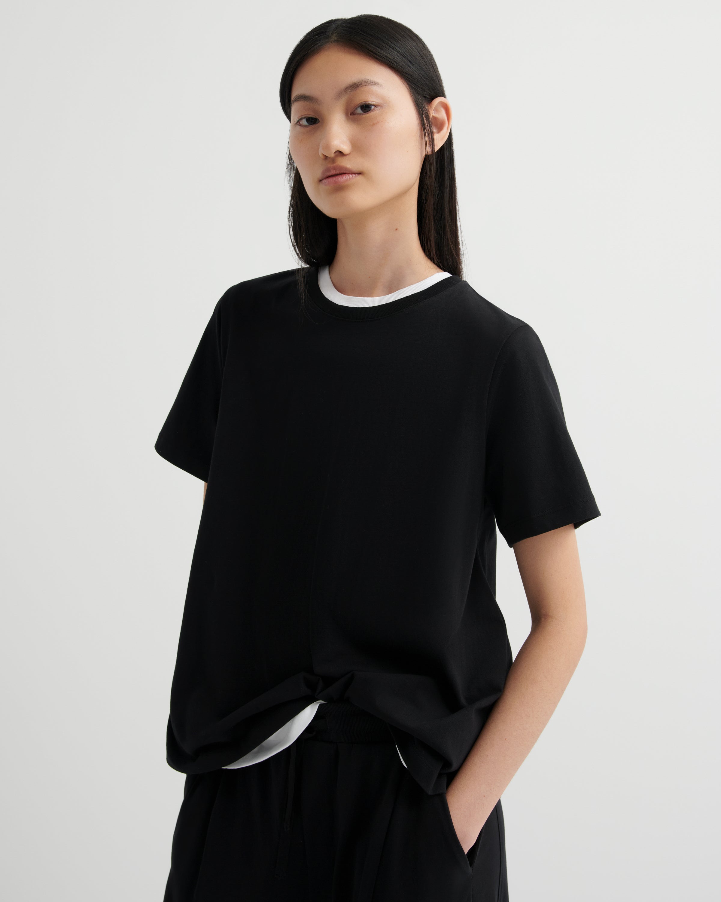 Shop Classic A-Line Tee - Black | Kowtow Clothing | Kowtow United