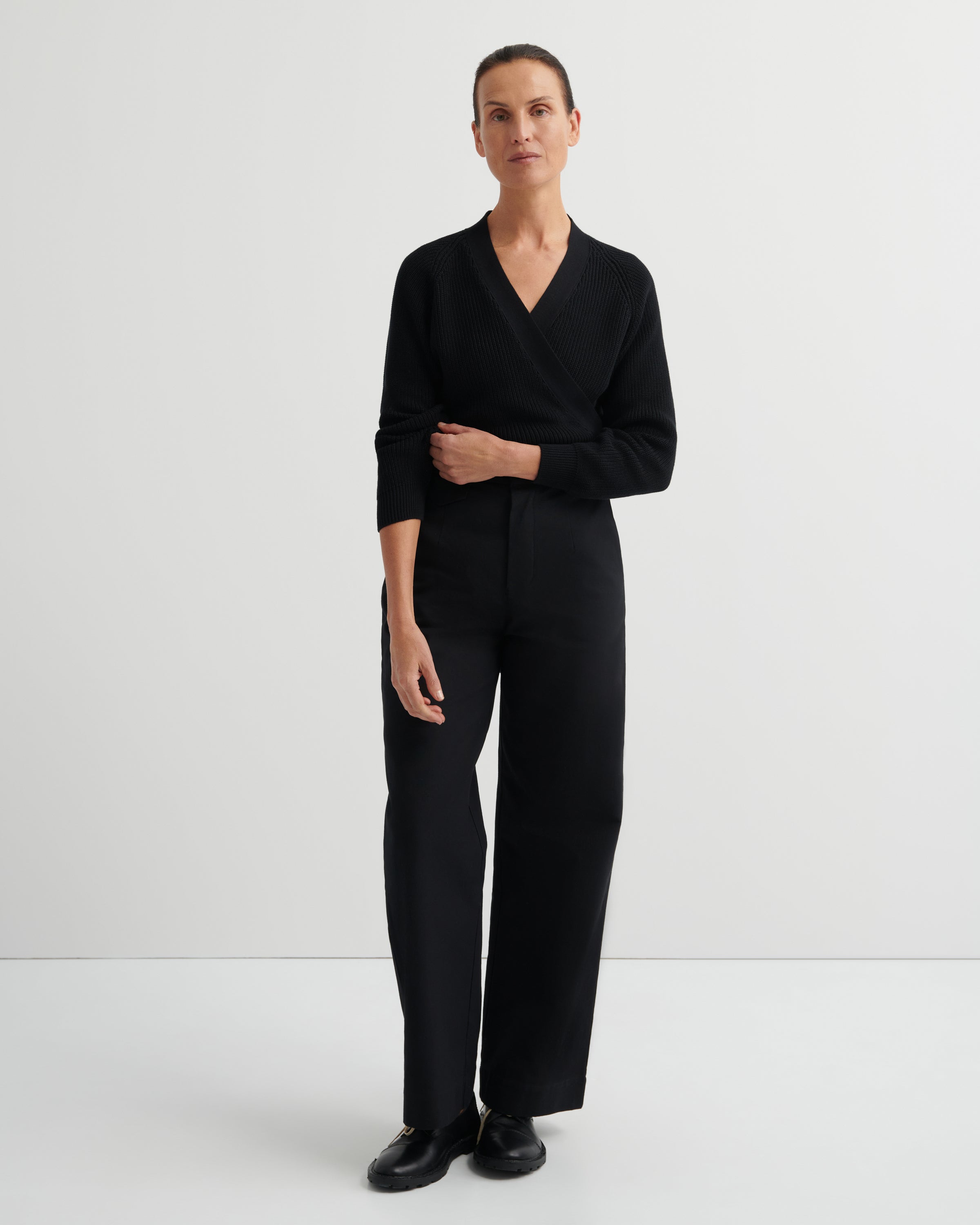 Shop Composure Cardigan - Black | Kowtow Clothing | Kowtow United