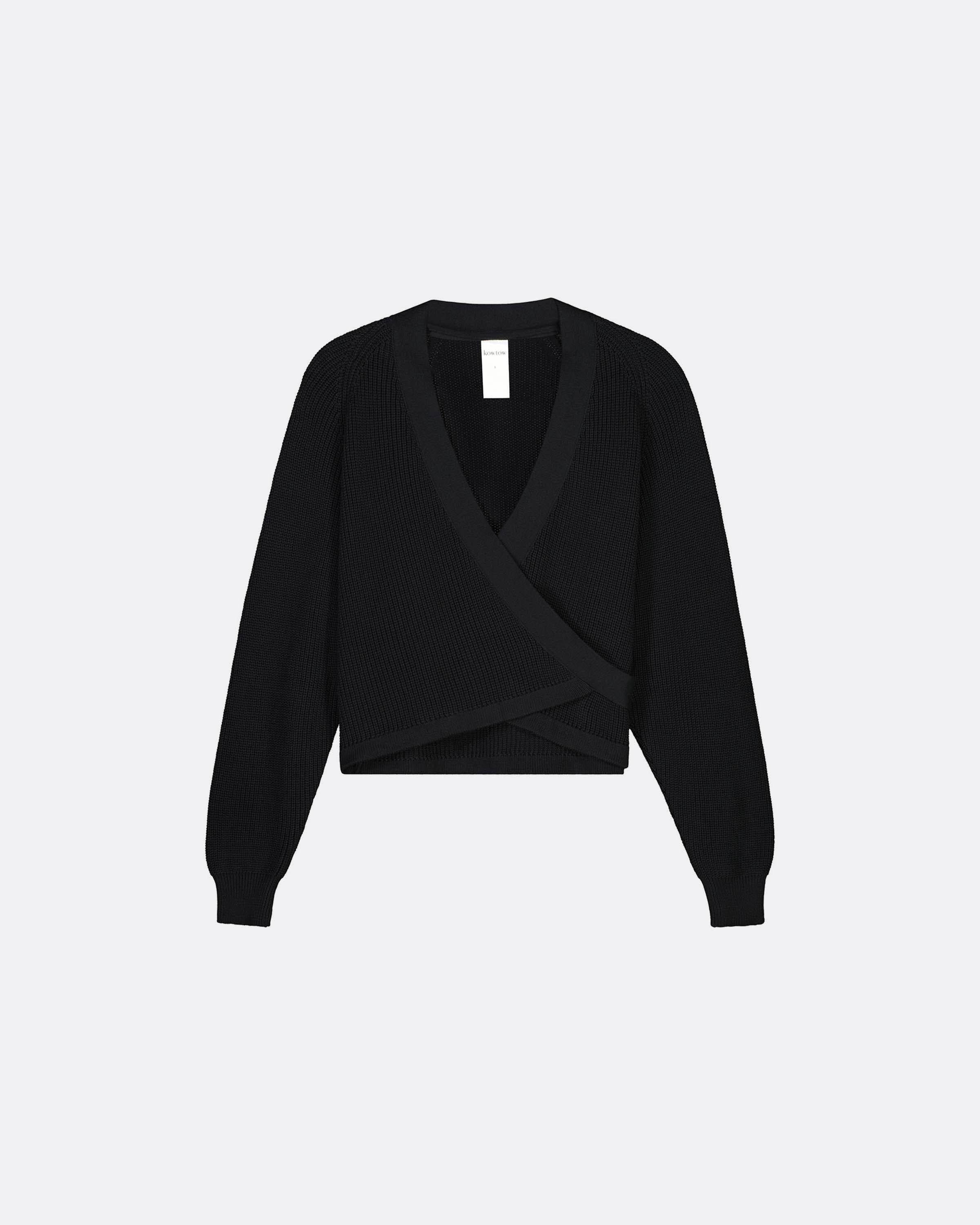 Shop Composure Cardigan - Black | Kowtow Clothing | Kowtow United