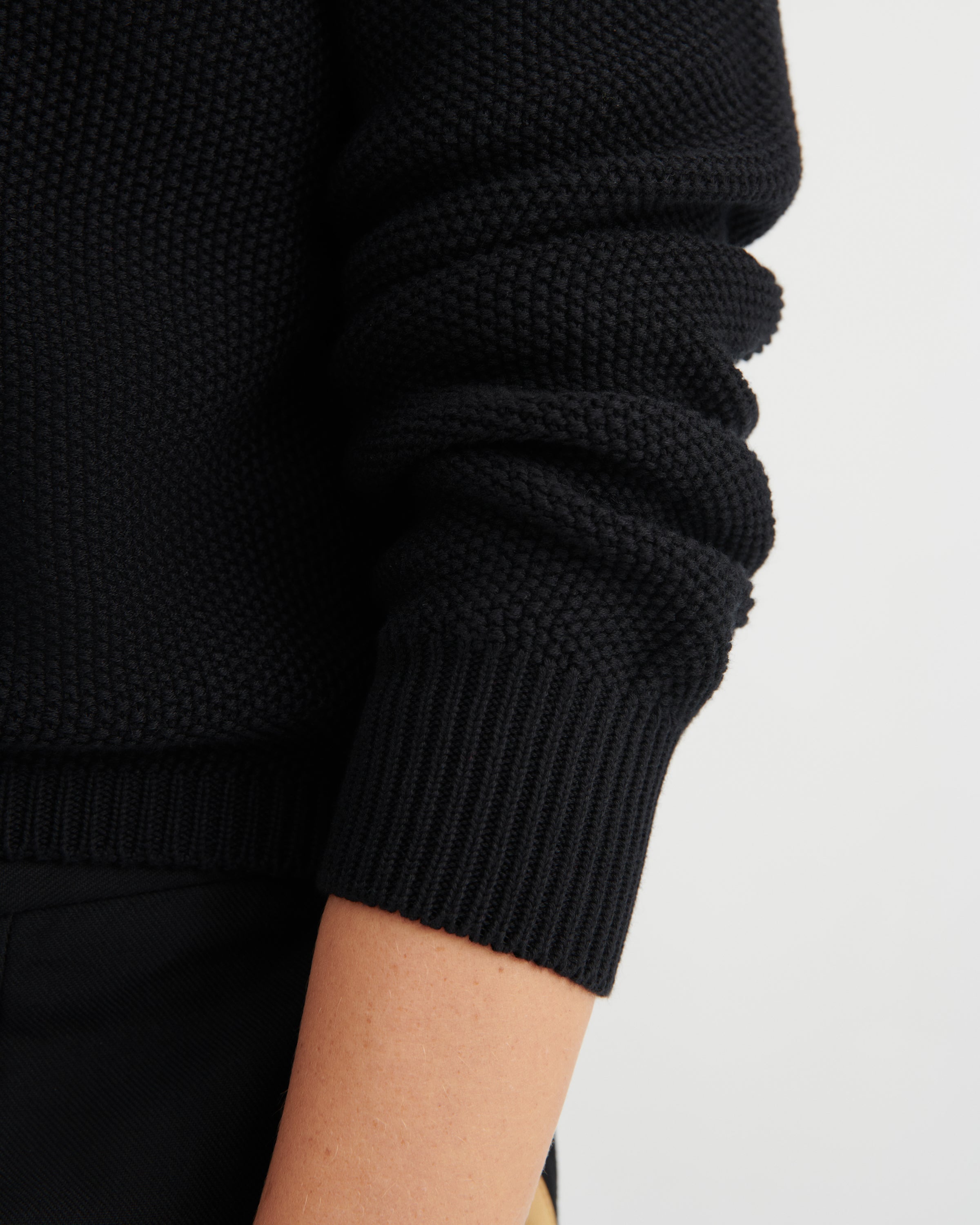 Shop Escape Crew - Black | Kowtow Clothing | Kowtow United States