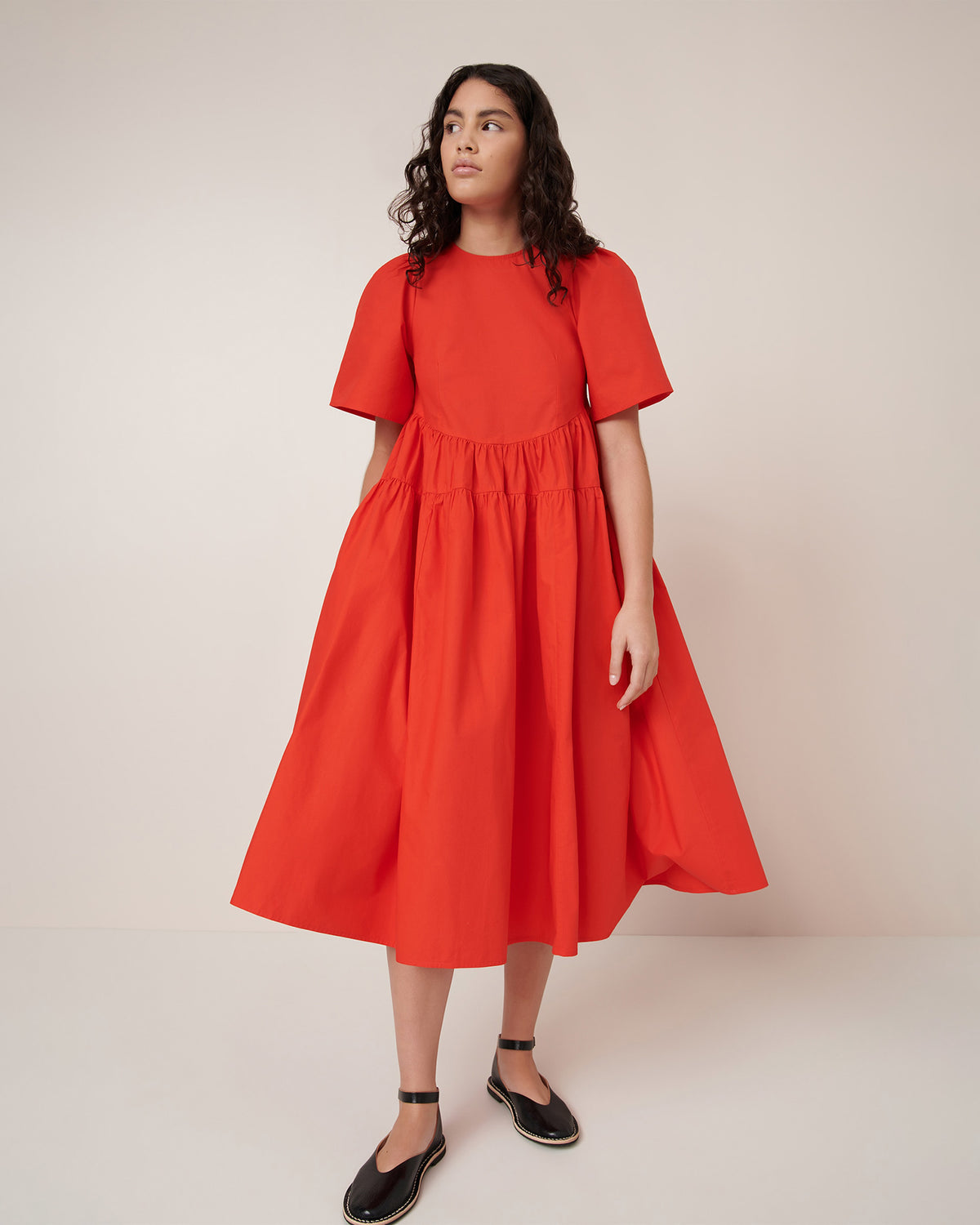 Shop Maquette Dress - Scarlet | Kowtow Clothing | Kowtow United States display picture 1