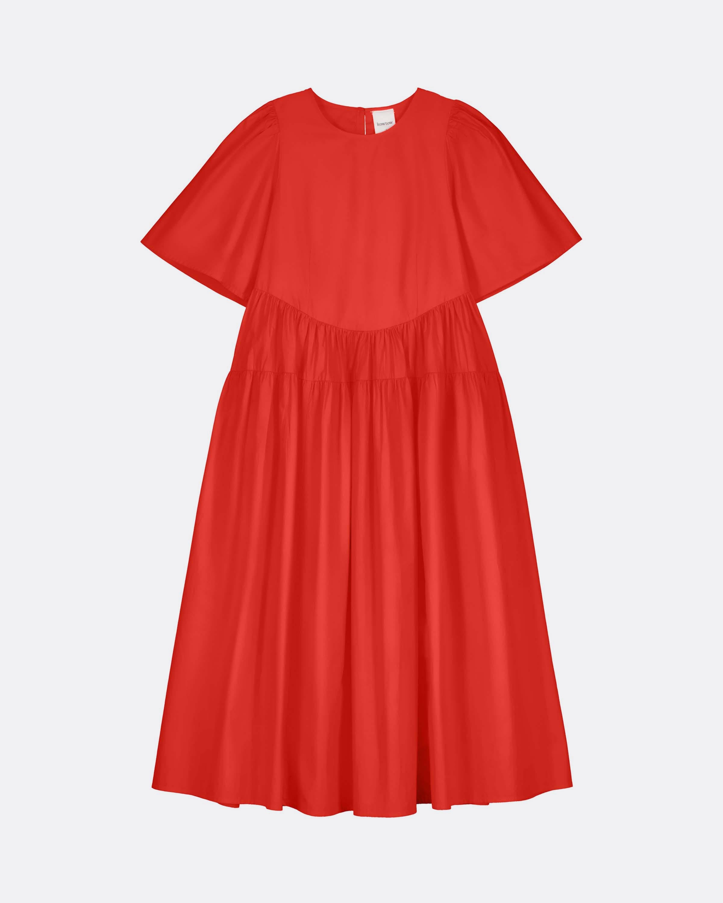 Shop Maquette Dress - Scarlet | Kowtow Clothing | Kowtow United States Shop Maquette Dress - Scarlet | Kowtow Clothing | Kowtow United States