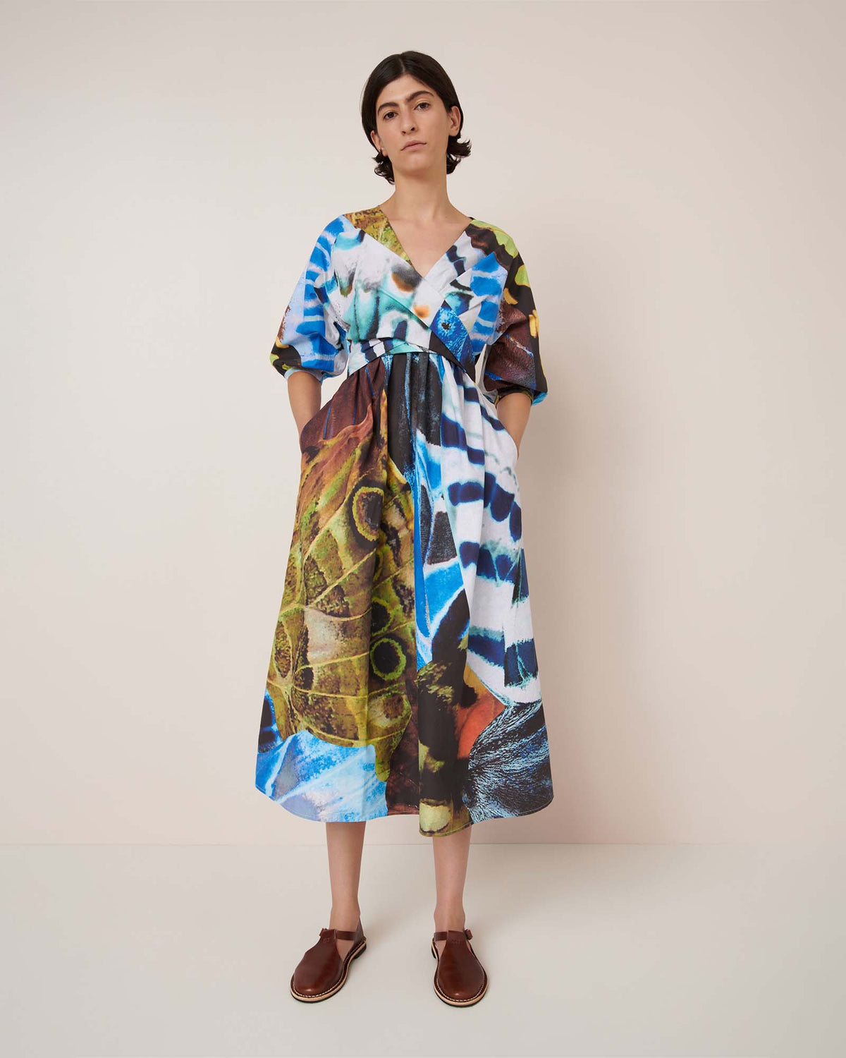 Shop Marta Dress - Monarch | Kowtow Clothing