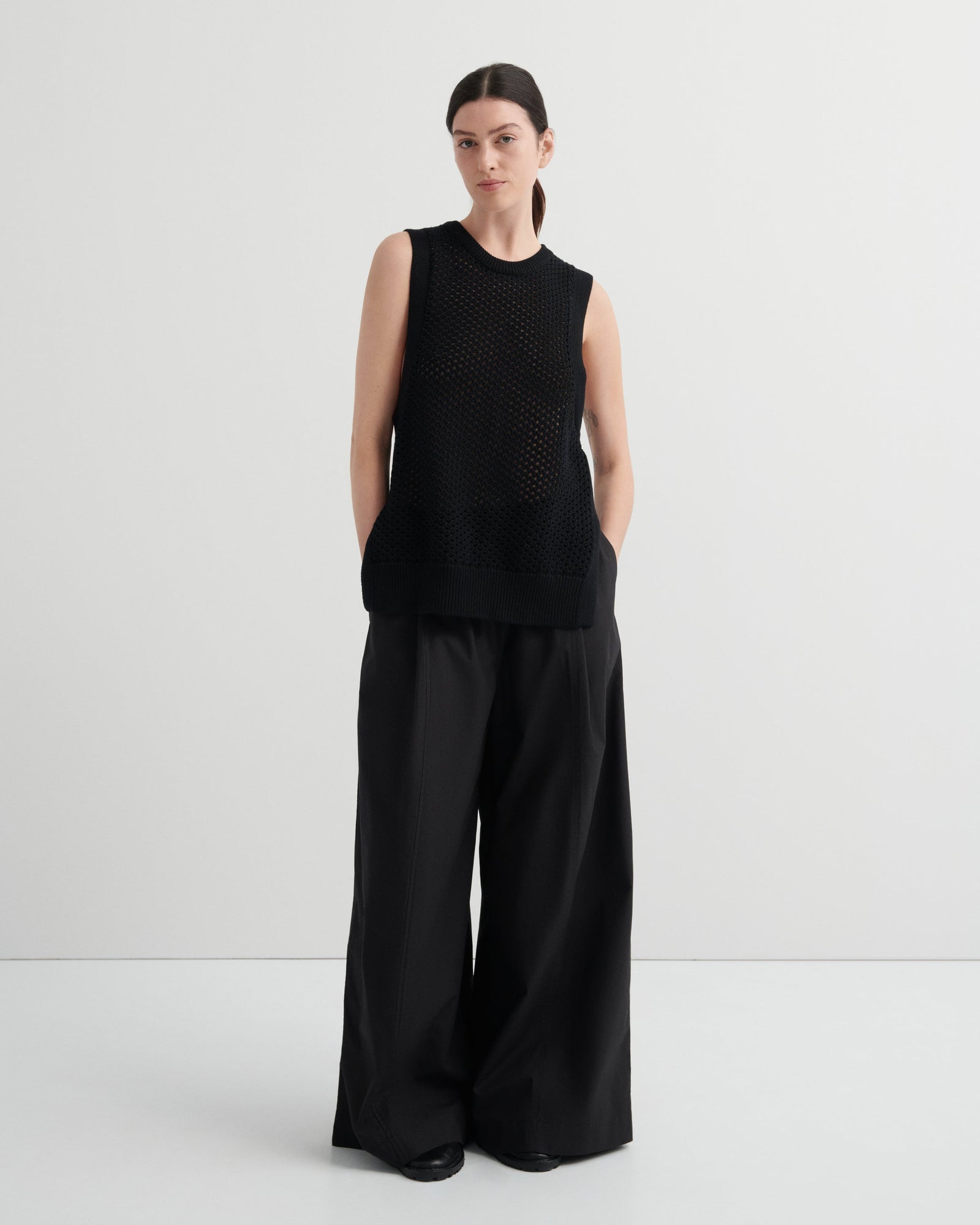 Pointelle Vest