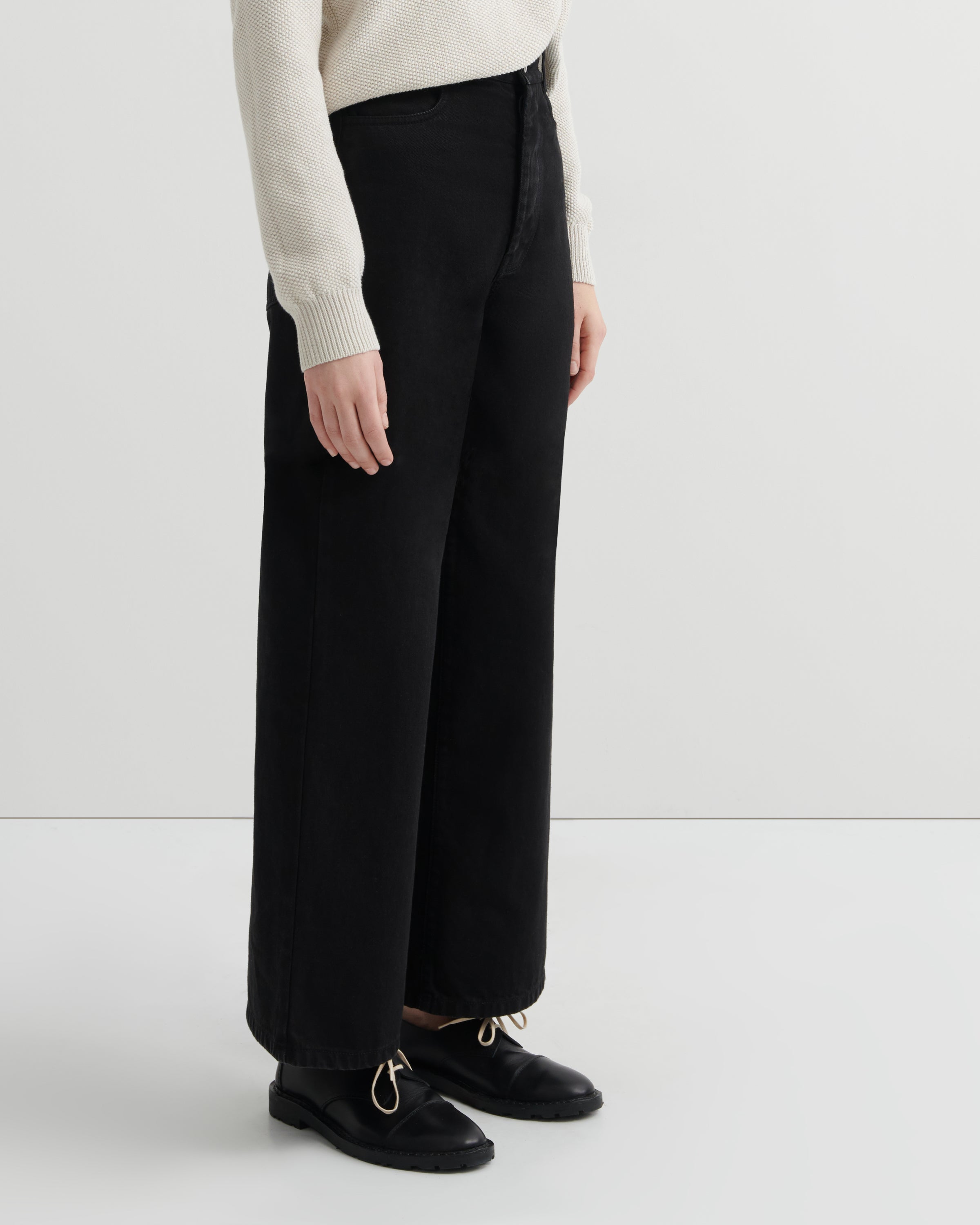 Shop Sailor Jeans - Black Denim | Kowtow Clothing | Kowtow United