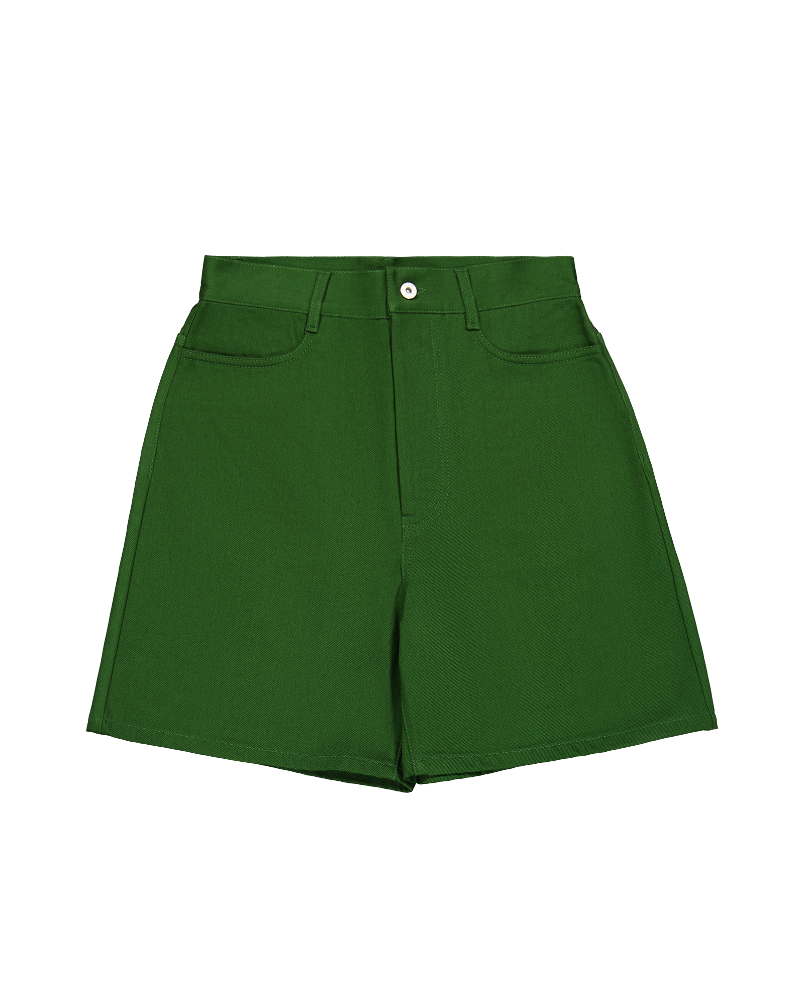 Shop Sailor Shorts - Green Denim | Kowtow Clothing | Kowtow United States