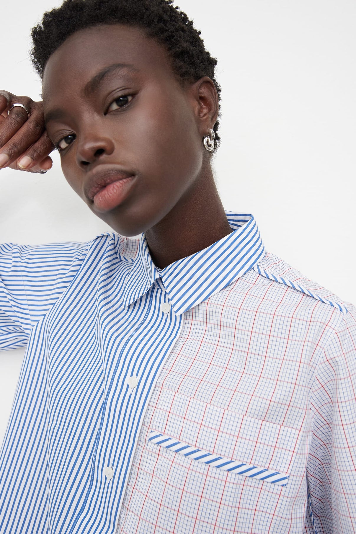 Shop Shirt 01 - Stripe Grid | Kowtow Clothing | Kowtow United States