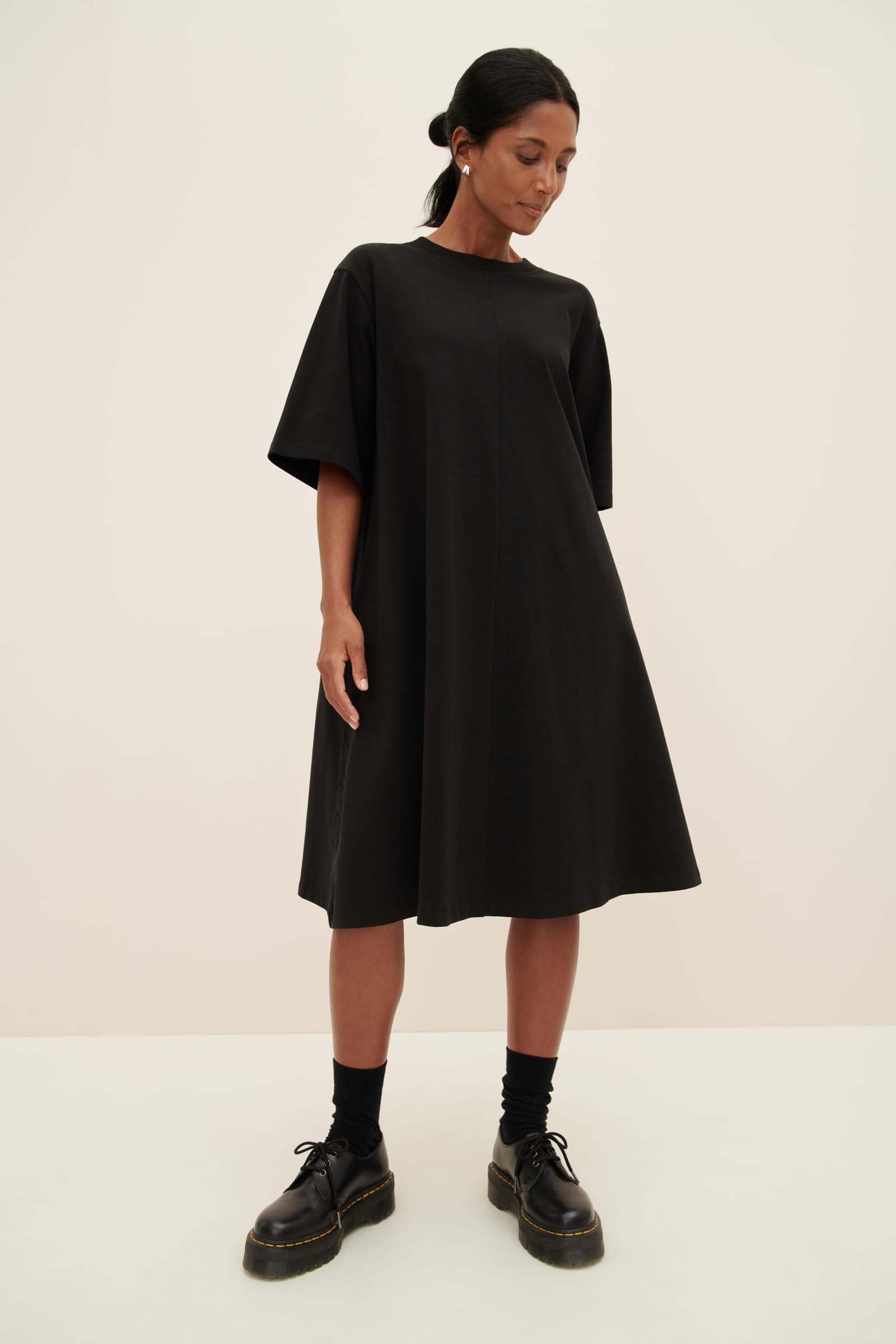 Shop Silhouette Dress - Black | Kowtow Clothing | Kowtow