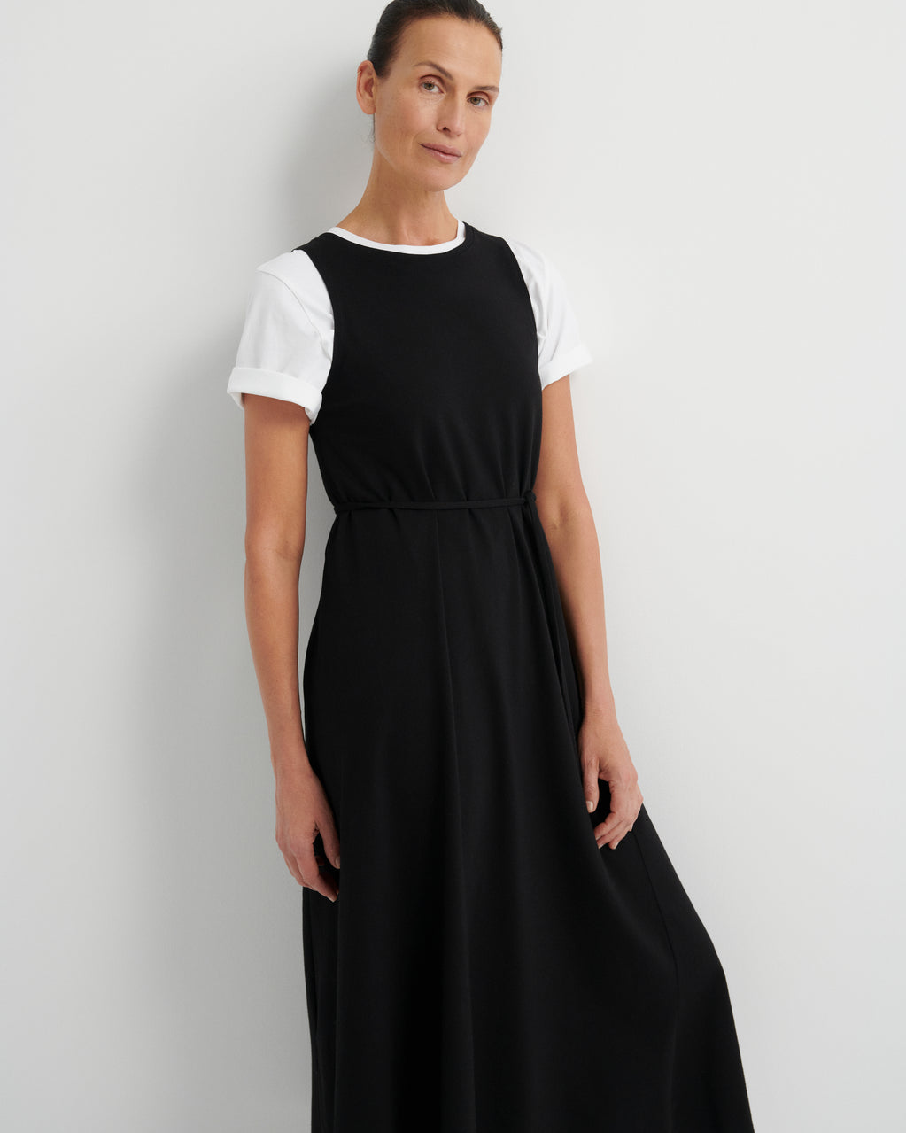 Shop Tank Swing Dress - Black | Kowtow Clothing Shop Tank Swing Dress - Black | Kowtow Clothing