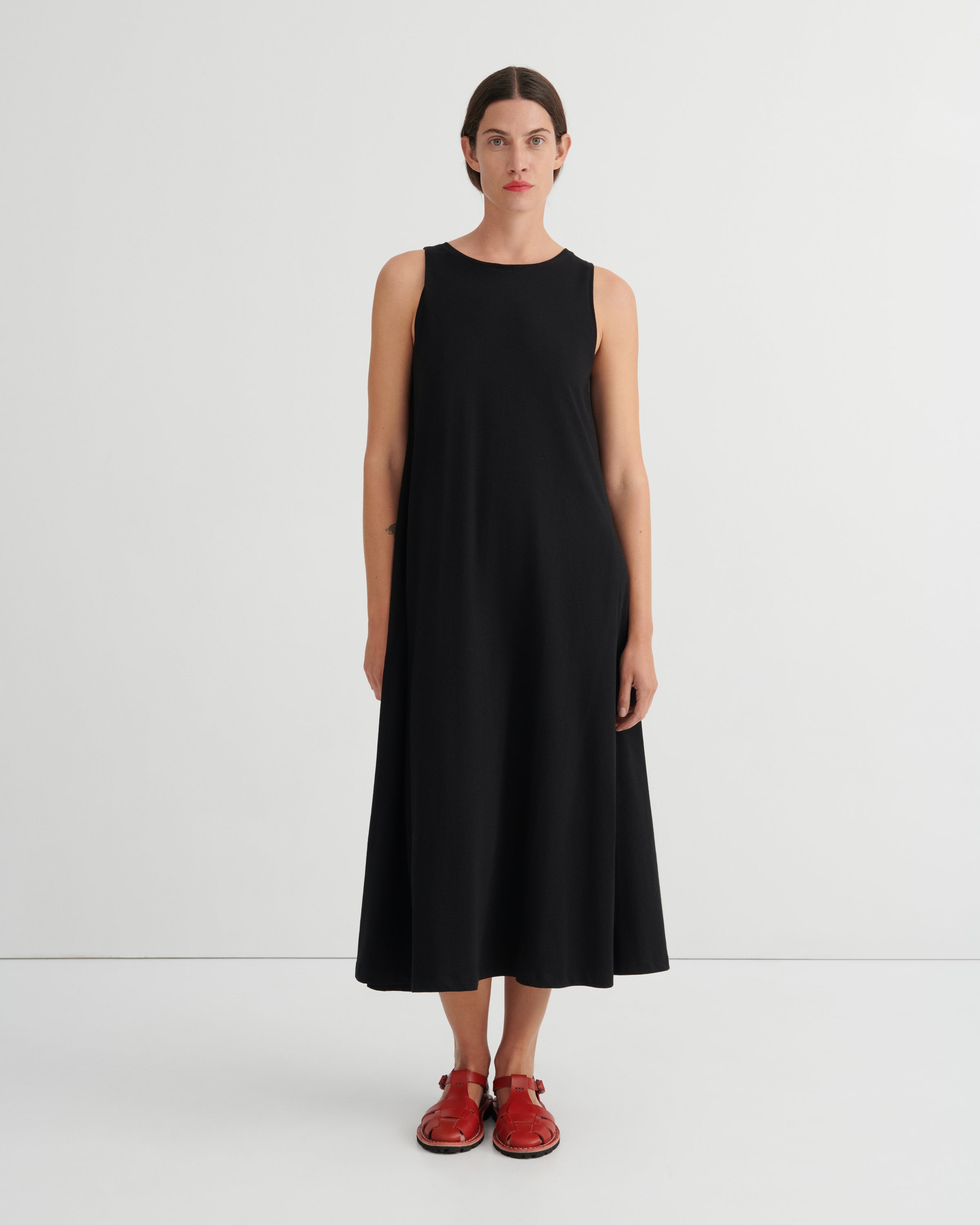 Tank Swing Dress - Black