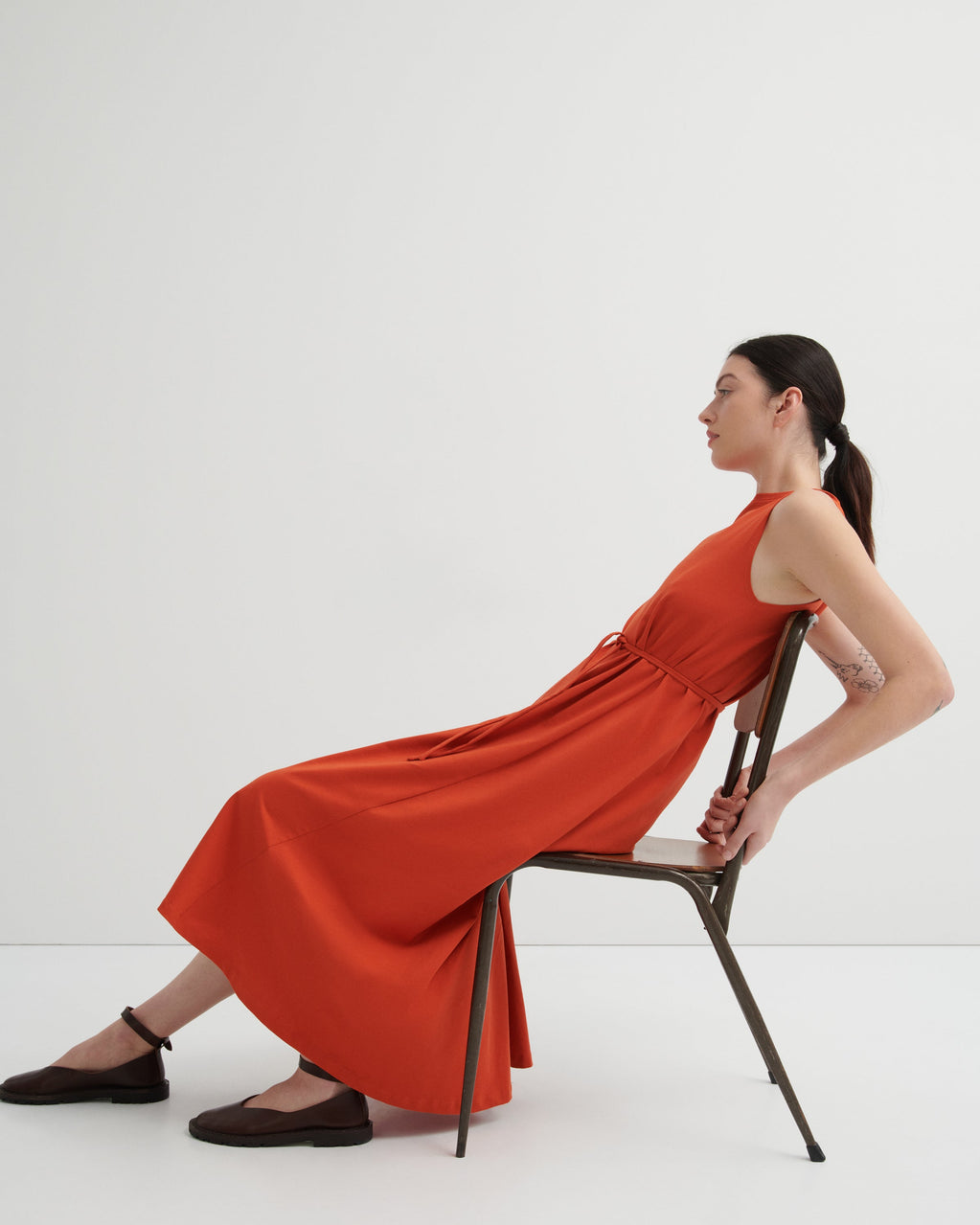 Shop Tank Swing Dress - Nasturtium | Kowtow Clothing
