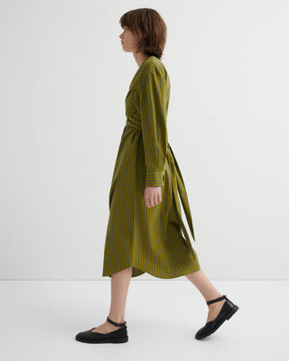 kowtow green dress Kowtow T-Shirt swing dress - dark green