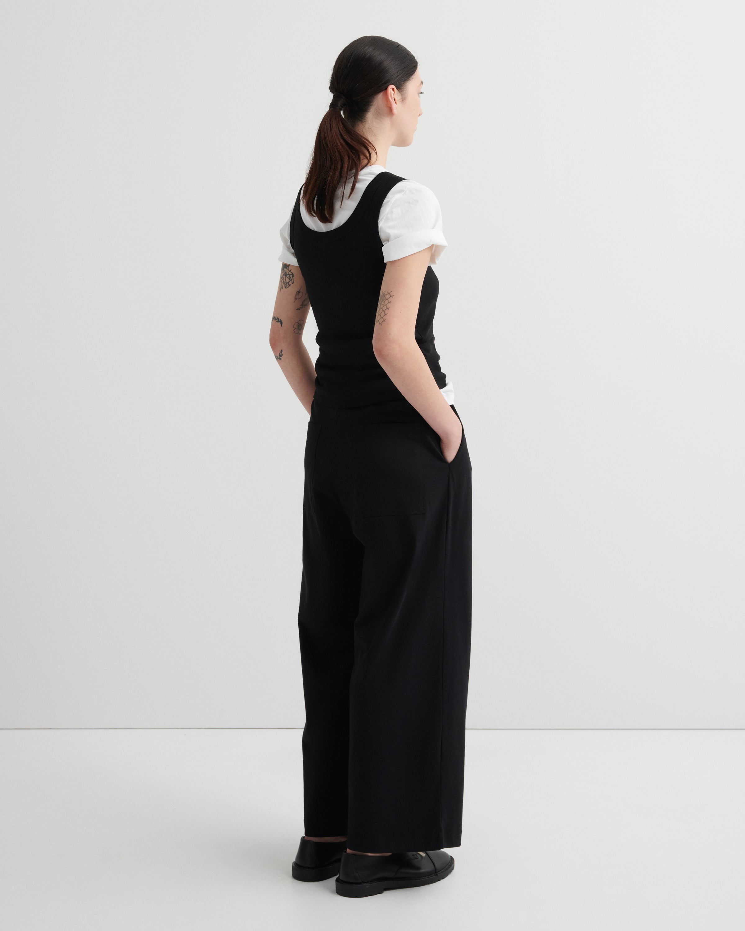 Shop Wide Leg Pant - Black | Kowtow Clothing | Kowtow United States