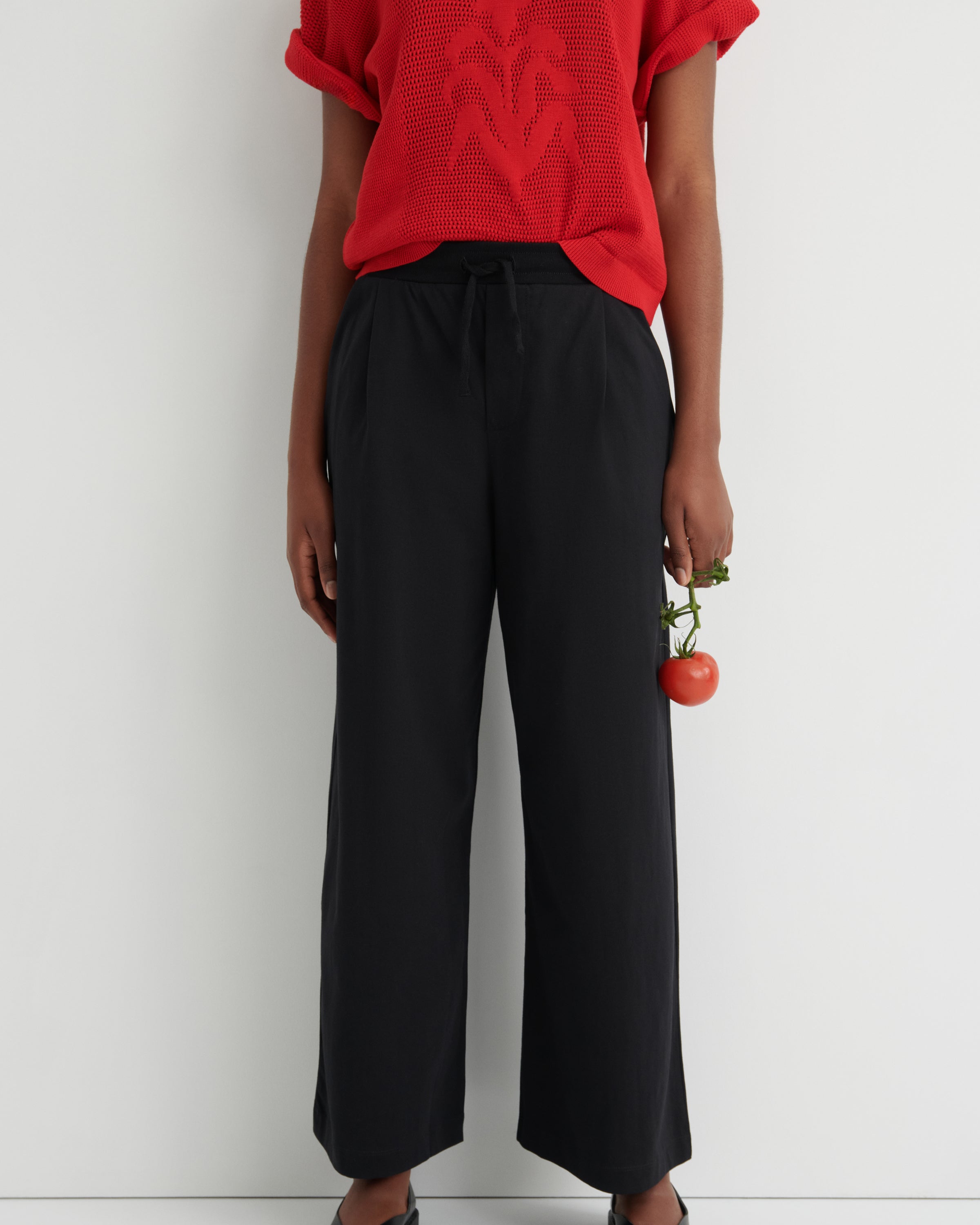 Wide Leg Pant - Black | Kowtow Clothing | Kowtow United States