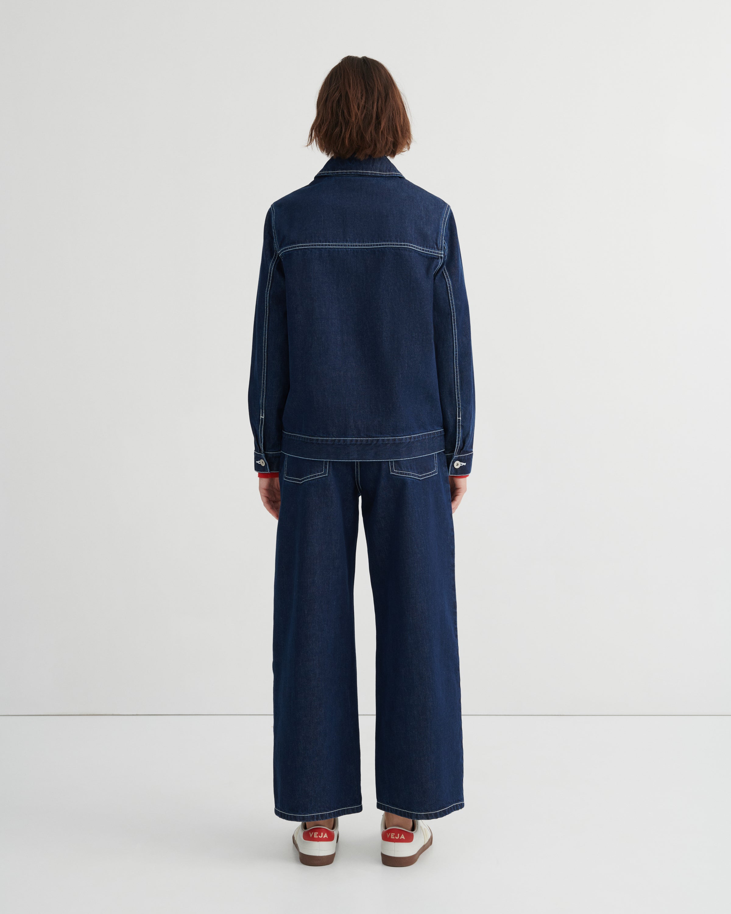 Worker Jacket - Indigo Denim | Kowtow Clothing | Kowtow United States