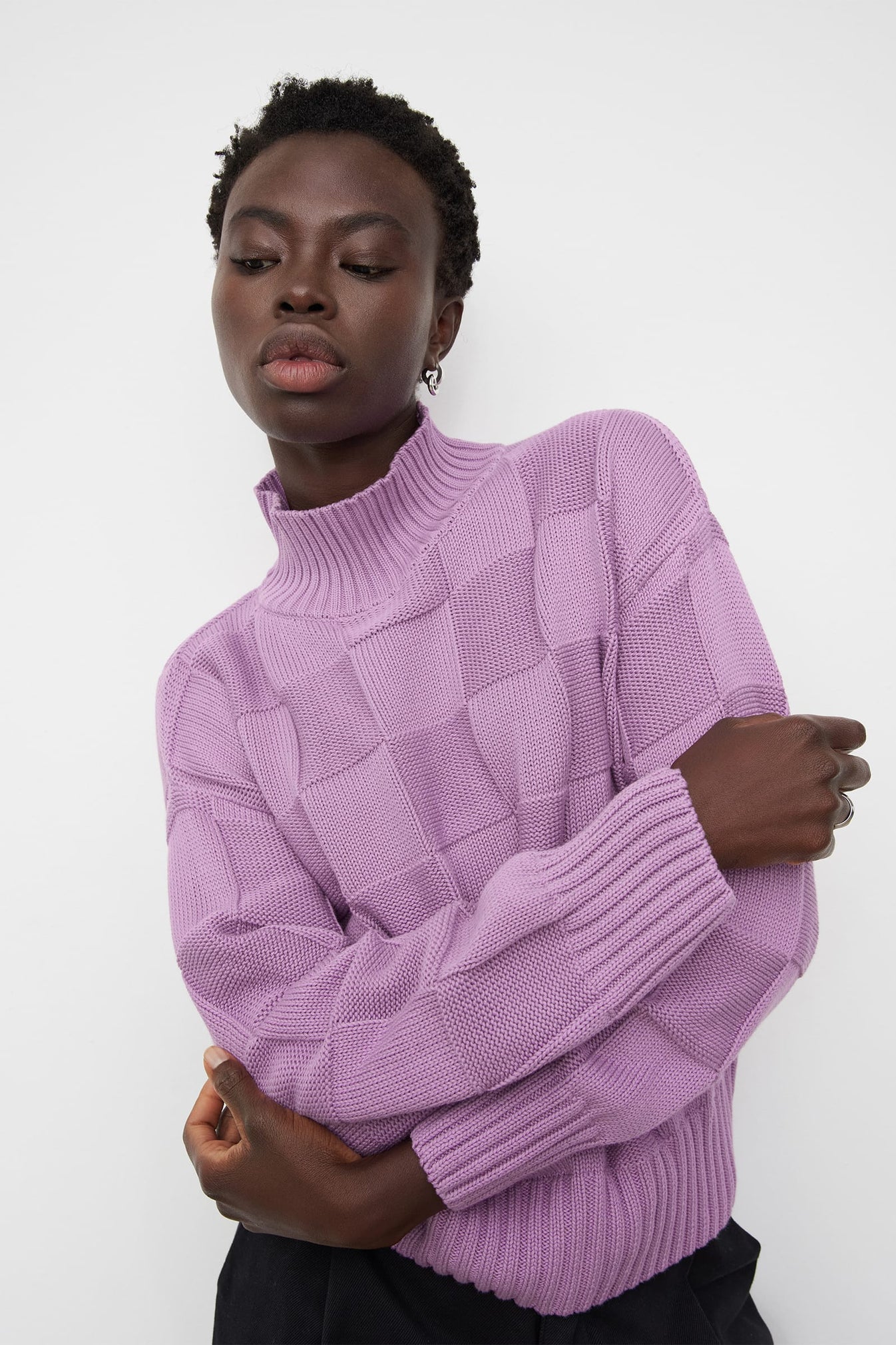 Shop Basket Jumper Orchid Kowtow Clothing Kowtow United States