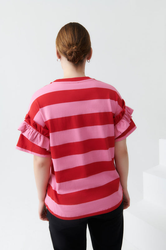 Frill Sleeve Tee