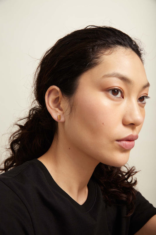 Pillar Stud Earrings (Pair)