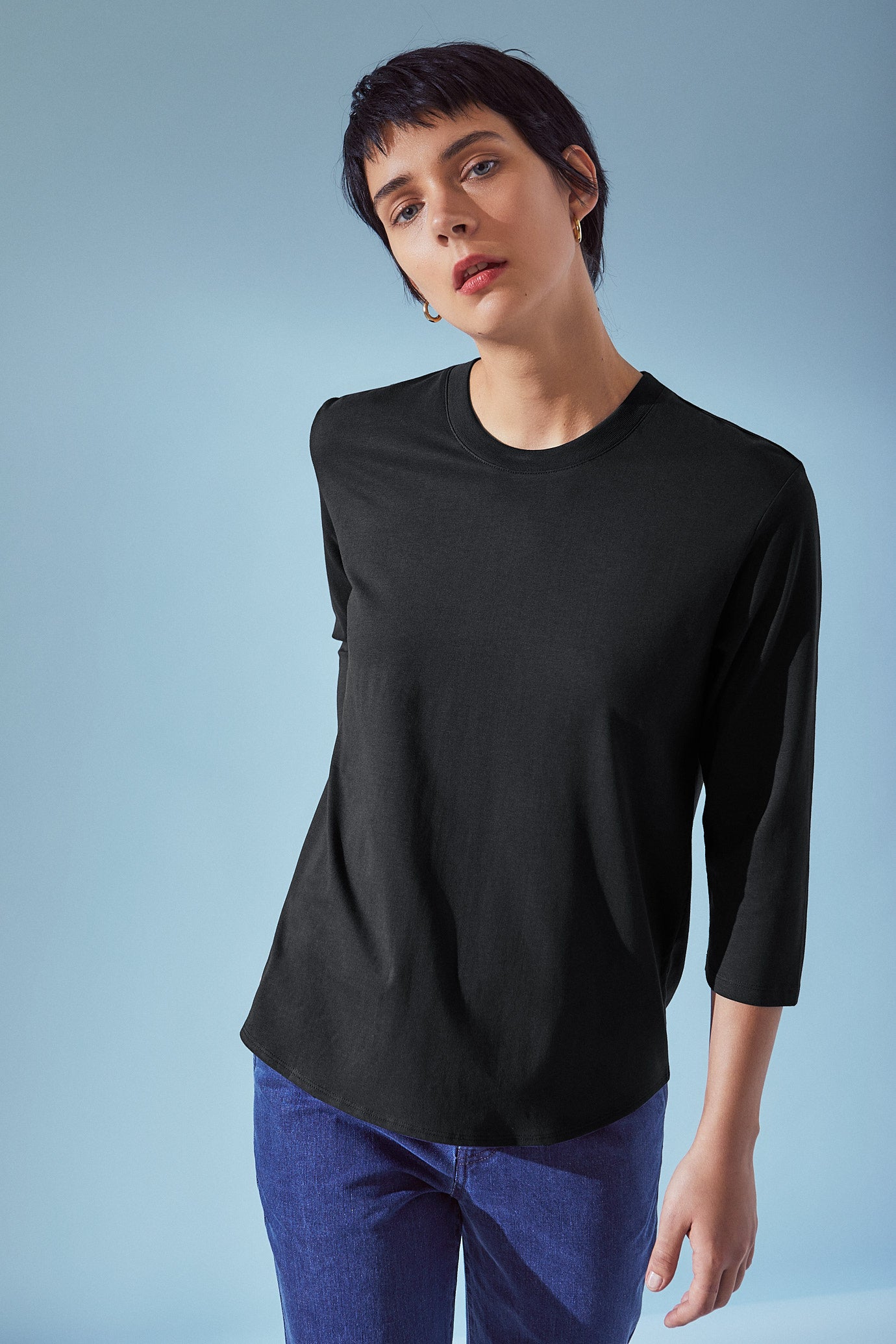 Scoop Hem Top